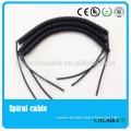 UV-resistant Coiled Cable ,Curly Cord, Spiral Cable